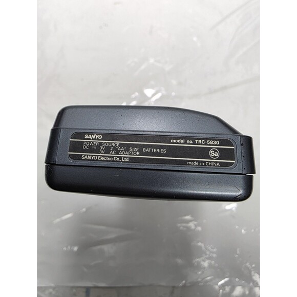 Vintage Sanyo TRC-5880 Handheld Cassette Voice Recorder Tape Included Working! - Picture 13 of 13